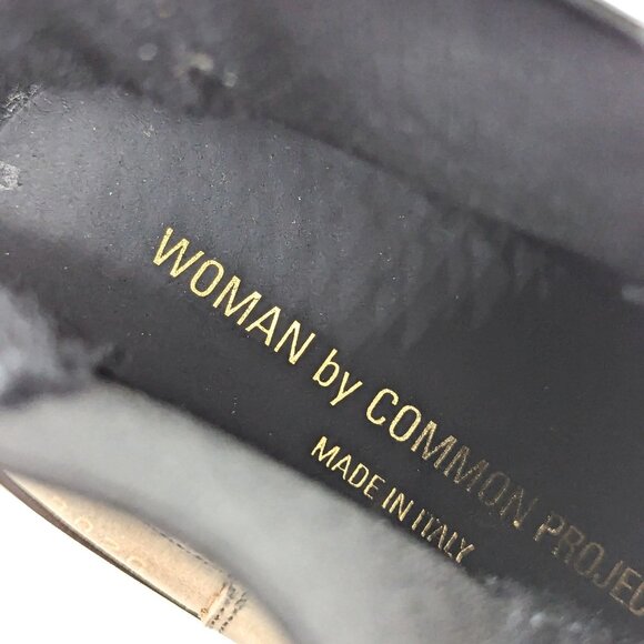 Common Projects Women Beige Nubuck Chelsea Tab Lug Boots size 7US EUR37 - Picture 8 of 10